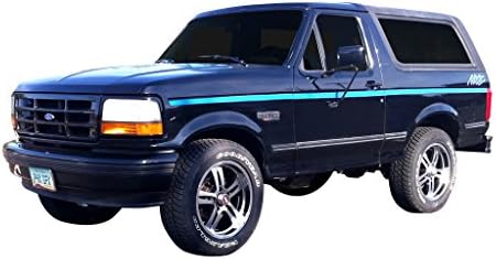 Phoenix Graphix 1991 1992 Ford Nite Truck F150 Bronco Decals Med Med Decals ערכת פסים - ורוד/ויסטריה