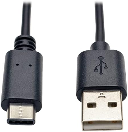 Tripp Lite USB 2.0 HI-Seed כבל זכר ל- USB Type-C זכר 6 ', שחור
