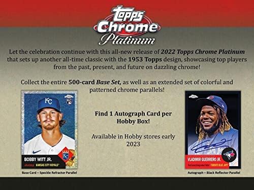 2022 Topps Chrome Platinum יום הולדת תחביב בייסבול 6/7 - כרטיסי חתימה של בייסבול בלוח חתימה