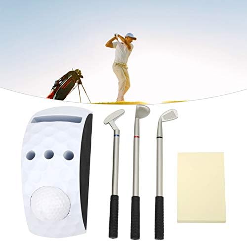 סט עט גולף של Keenso, מיני גולף עמדת גולף, עט גולף, קישוט שולחן, עם עטים של 3 יחידות, לכל גולף, מתנות
