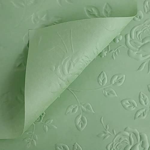 WXYNHHD 10 יחידות ורד מובלטות פרחי נייר תלת מימדיות זר נייר מונוכרום אריזת נייר עטיפה