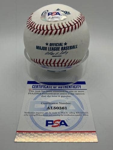 Darryl Strawberry 96 98 99 WS Champs Mets חתום על חתימה חתימה בייסבול PSA DNA *61 - כדורי חתימה עם