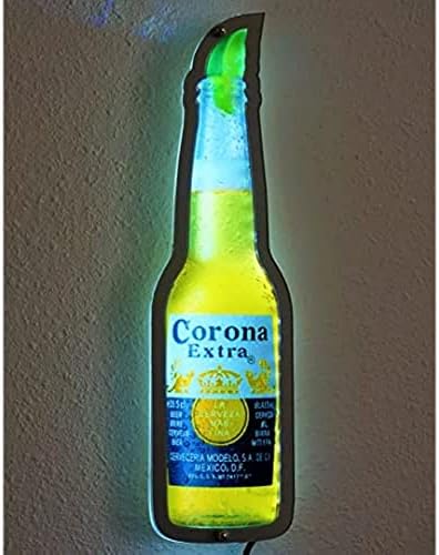 פרוטן מהפכני 14in Coronas תוספת בקבוק בירה תוספת שלט LED קל הדפסה חיה עיצוב טק