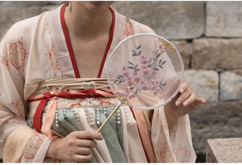 רקמת Juzhijia סגנון עתיק ידית ארוכה ציצים עגולים אבזרי תלבוש