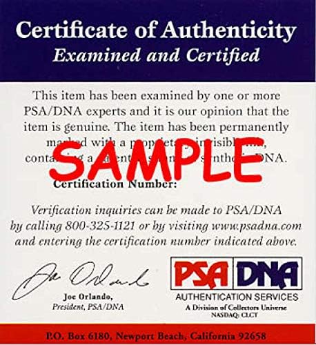 האנק אהרון PSA DNA חתימת COA החתימה הלאומית ליגה לאומית חתם על בייסבול 5