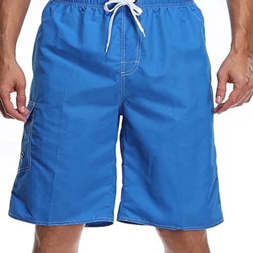 מכנסיים קצרים לגברים מזדמנים קלאסיים מתאימים מתאימים מכתבי מותניים אלסטיים עם מכנסיים קצרים עם