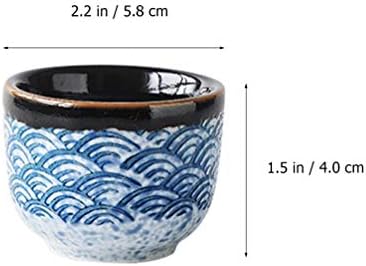 המוטון 2 יחידים סארים כוסות אוצ'וקו בסגנון יפני תה קרמיקה סאקי כוס הגשה כוסות כוסות תה חרס מסורתיות
