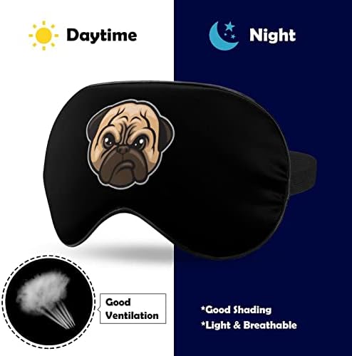 פוג ראש כלב מסכת עיניים שינה רכה צל מצחיק צל עיניים כיסוי עיניים מכסה עיוור מסכת שינה לנסיעה