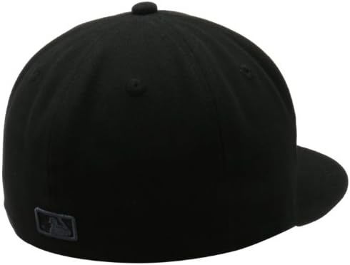ליגת הבייסבול אטלנטה בראבס שחור ואפור 59 חמישים כובע מצויד