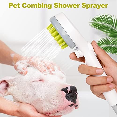 מקלחת כלב מחמד מקלחת ראש כף יד חתול אמבטיה מקלחת כלי לחיות מחמד כלב מרסס עם 2 מ ' ארוך צינור
