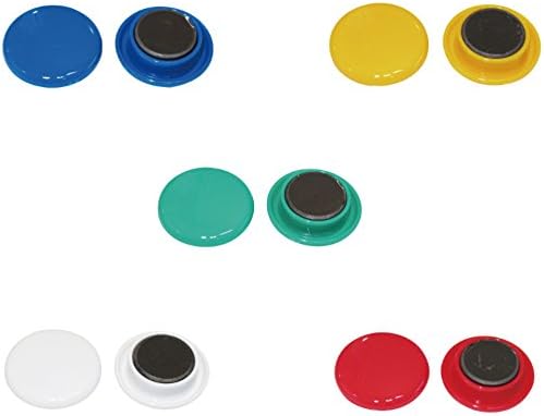 מגנטים צבעוניים BX5-51-BU, 1.2 אינץ ', 80 חתיכות, כחול