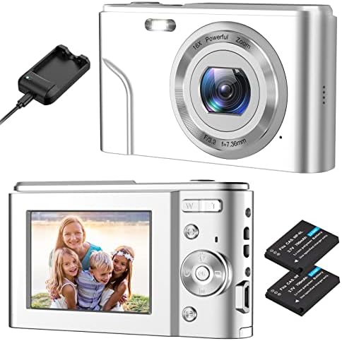 מצלמה דיגיטלית, Humidier FHD 1080P 36MP 16X Digital Zoom Mini Vlogging Vide Camer