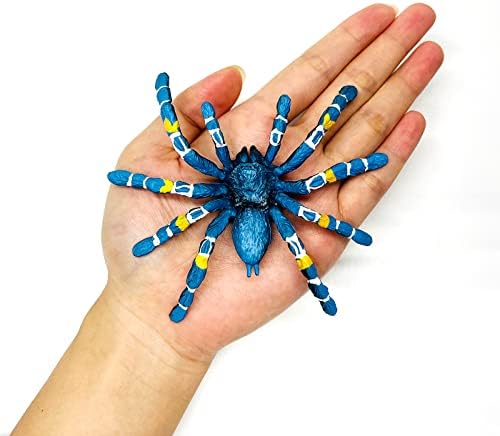 עכביש מזויף ענק של Uelfbaby, דמות צעצוע חרקים של עכביש עכביש, דמויות צעצוע חרקים חיים, ציוד מסיבות