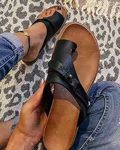 סנדלי קממיר נשים אורתופדיות מחליקות נעלי בית עם קשת תמיכה נגד החלקה נוחה כפכפים מזדמנים B1