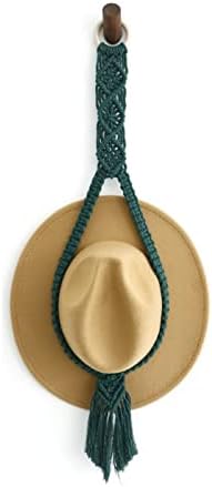 כובע ארגונית כובע קיר תליית בוהמי נשים כובע מתלה בוקרת כובע תצוגת עבור רחב שוליים כובעי באולר פדורה