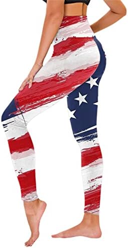 קצר תחתונים לנשים עצמאות יום לנשים של אמריקאי 4 של יולי חותלות הדפסת מכנסיים עבור עור טון