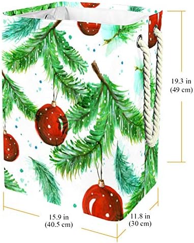 כדורי חג המולד אדום דפוס חג המולד 300 ד אוקספורד עמיד למים בגדי סל גדול כביסה סל עבור שמיכות בגדי צעצועים בחדר