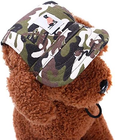 כובעי כלבים של Gogobuddy, 8 חבילות מחמד רב-צבעי כובע בייסבול כובע ספורט כובע ספורט חיצוני כובע סאנון חיצוני עם