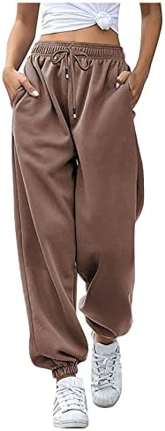 חותלות 3x מכנסי טרנינג תחתונים מכנסי טרנינג מכנסיים אימון מכנסי יוגה מותניים גבוהים עם כיסים פלוס שמלה בגודל