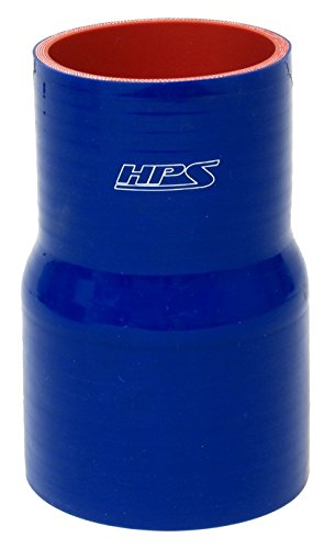 Hps htsrnblue-297 3.5 -4.5 מזהה, אורך 4 , צינור מצמד צמצום סיליקון, חיזוק טמפ 'גבוה 4-רובדי, סיליקון, כחול