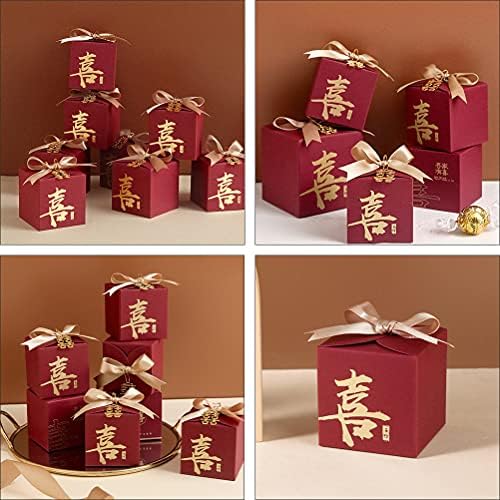 20 יחידות קופסאות לחתונה בסגנון סיני קופסאות מתנות נייר קופסאות קופסאות ממתקים יפות לבית/קיר/קיר/מטבח/עיצוב