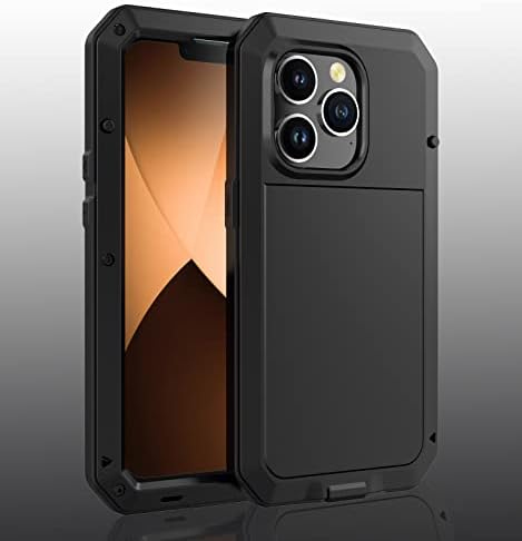 Carterlily 2023 לאייפון 14 Pro Max Case מלא גוף מלא אטום אטום אבק אטום אבק אלומיניום סגסוגת מתכת