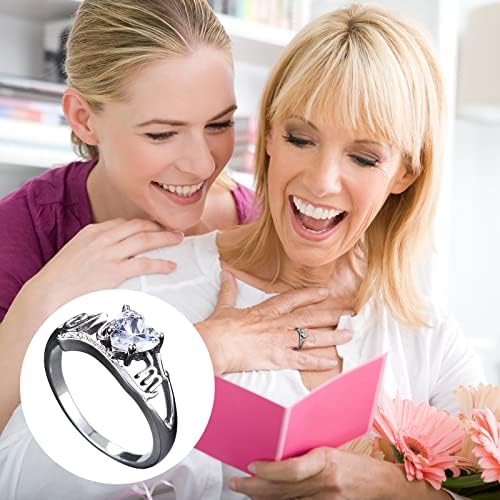 2023 חדש הצהרת טבעות טבעות טבעת עבור אמא טבעות אמא אמא אהבת אמא אהבת טבעות מכתב נשים של ססגוניות טבעות כדור טבעת