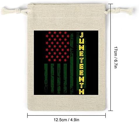 אמריקאי דגל שרוכי אחסון שקיות סוכריות מתנת שקיות לשימוש חוזר מתקפל וקומפקטי רב תכליתי כיס חבילה 8 יחידות
