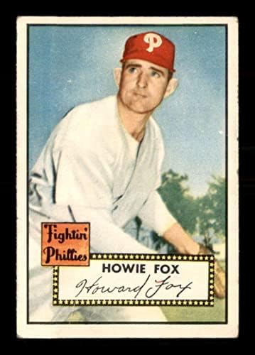 209 Howie Fox - 1952 כרטיסי בייסבול Topp