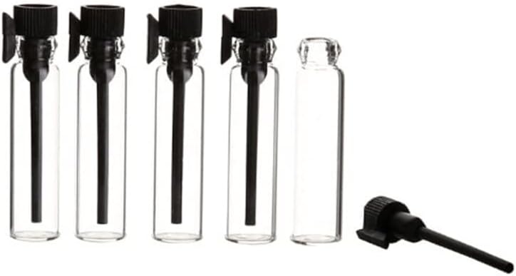 Weershun 10 יחידות 1 מל 2 מל 3 מל שחור מיני בושם בקבוק זכוכית ריק בקבוק קוסמטיקה בקבוק דגימה צינור דקיק בקבוקונים