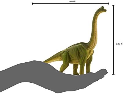 Mojo Brachiosaurus ריאליסטי דינוזאור צעצוע העתק ביד צבוע פסלון