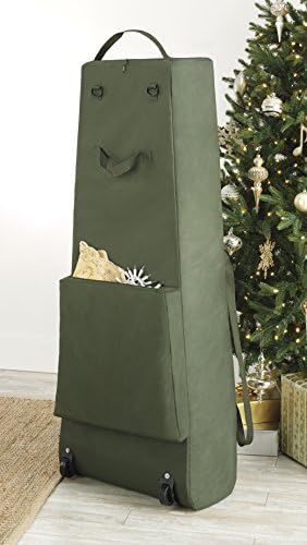 תיק עץ חג המולד זקוף של ויטמור גדול במיוחד לאחסון של עד 9 רגל