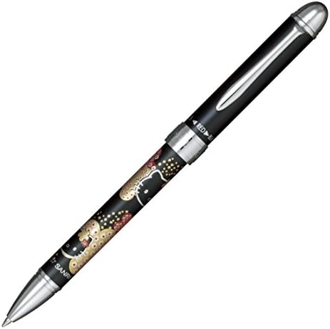 סיילור רב פונקצית עט יובי מאקי הלו קיטי פרח שחור 16-0335-220