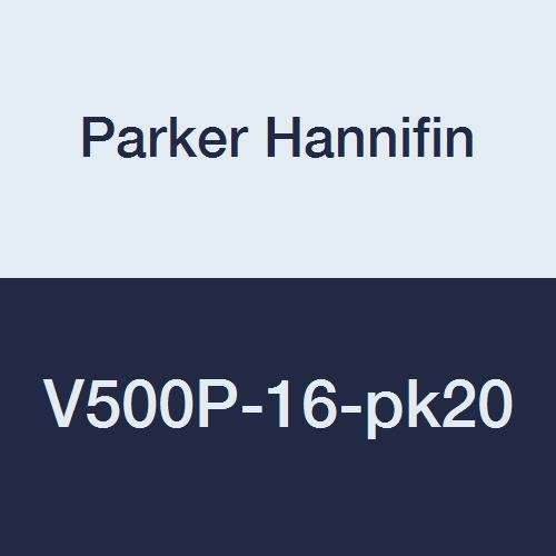 פארקר חניפין V500P-16-PK20 שסתום כדור תעשייתי, חותם PTFE, 600 psi, 1 חוט נקבה x 1 חוט נקבה, פליז