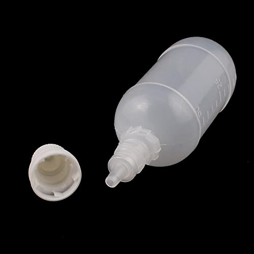 מפת המקור פלסטיק השמטת בקבוק שמן אתרי טיפת נוזל עיניים מכסה לבן סחיט 50 מיליליטר