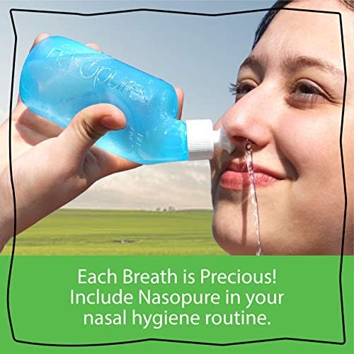 שטיפת האף של Nasopure, ערכת מילוי אישי, סיר הנטי הנחמד יותר ערכת שטיפת סינוס, שטיפת האף הנוחה