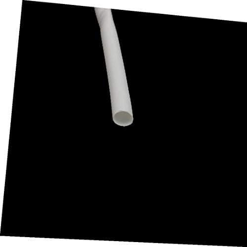 X-DREE 20 מ '0.08 אינץ' דיא פולולולפין להבה מעכב צינור לבן לתיקון תיל (Tubo Bianco Ignifugo Poliolefinico
