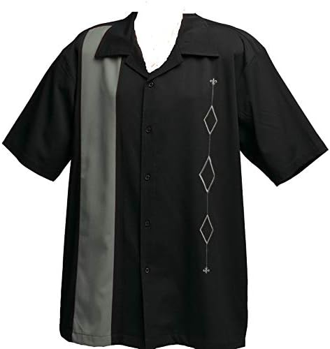 עיצובים של חולצת באולינג רטרו של אטילה גברים