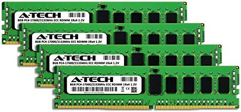 A-Tech 32GB ערכת זיכרון זיכרון זיכרון עבור Supermicro x11sph-nctpf-DDR4 2133MHz PC4-17000 ECC רשום RDIMM