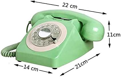 Liuzh Revolve Diel Vintage Cline טלפון מפלסטיק משרד ביתי רטרו חוט קווי טלפון קבוע
