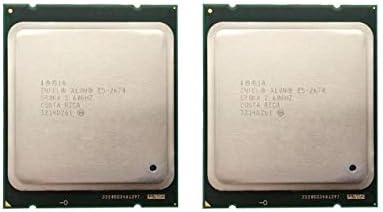 זוג תואם אינטל Xeon E5-2670 שמונה מעבדי ליבות 2.60GHz 20MB מטמון חכם 8.00 GT/S QPI TDP 115W SR0KX BX80621E52670