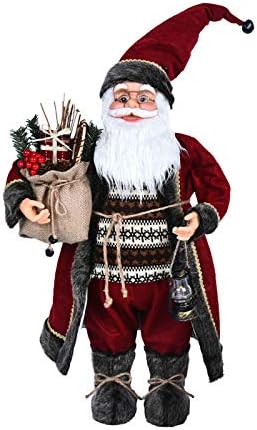 מומפי סנטה לילדים בבית חג המולד קישוטים חמודים תפאורה ביתית פסל פלג גוף עליון