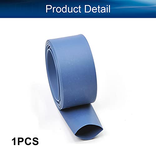 צינורות מכווץ חום 1 יחידות, כחול 3.28 רגל בטומשין יחס 2: 1 מבחר שרוול כבל חשמלי מתאים 0.75 ～