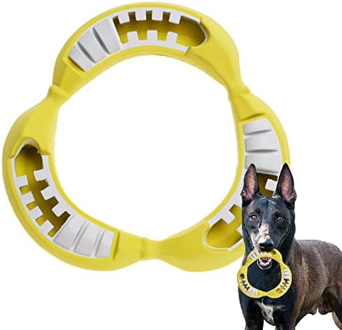 כלבים פריזביים בלתי ניתנים להריסה צעצועים לכלבים לעיסות אגרסיביות, צעצועים לכלבים לכלבים בינוניים, צעצועים