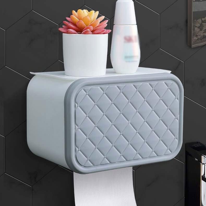 תכליתי מחזיק נייר טואלט עמיד למים אסלת רקמות אחסון תיבת קיר הר אמבטיה מוצר אביזרי אמבטיה