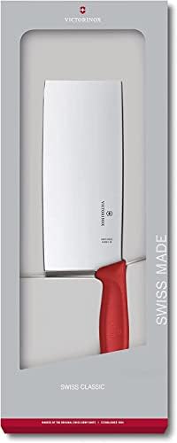 ויקטורינוקס 7 אינץ 'סכין שף סיני קלאסי בסגנון סיני באדום