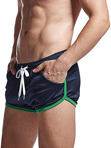 Mens Mens Mens 3 אינץ 'מכנסיים קצרים של שלל סקסית מפוצלת אימון מפעיל מכנסיים קצרים