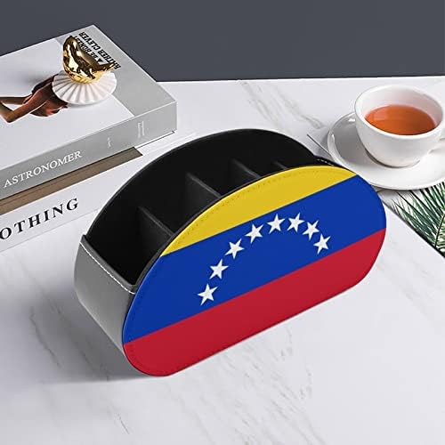 ונצואלה דגל שלט רחוק מחזיק אחסון רב תפקודי שולחן עבודה ארגונית עם 5 תאים