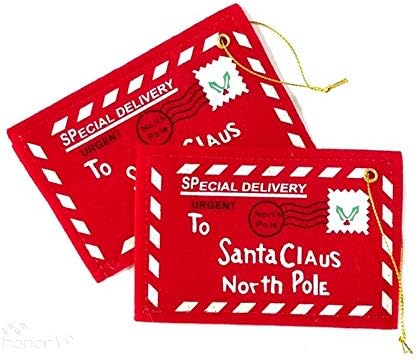 סביר 5 יחידות הרגיש רקמת מעטפת סוכריות תיק חג המולד קישוט.