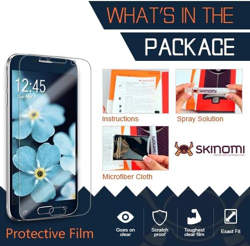Galaxy Tab S3 מגן מסך, Skinomi® Techskin מגן מסך כיסוי מלא עבור Galaxy Tab S3 Clear HD אנטי-בועל